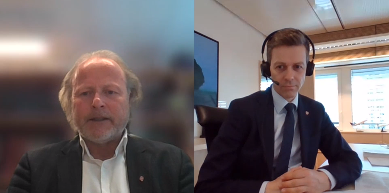 Børre Skiaker og Knut Arild Hareide